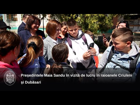 Președinta Maia Sandu s-a întâlnit cu oamenii din localitățile de lângă Nistru