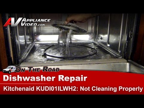 how to clean kitchenaid dishwasher