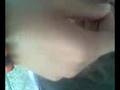 pircing en la oreja de bárbara