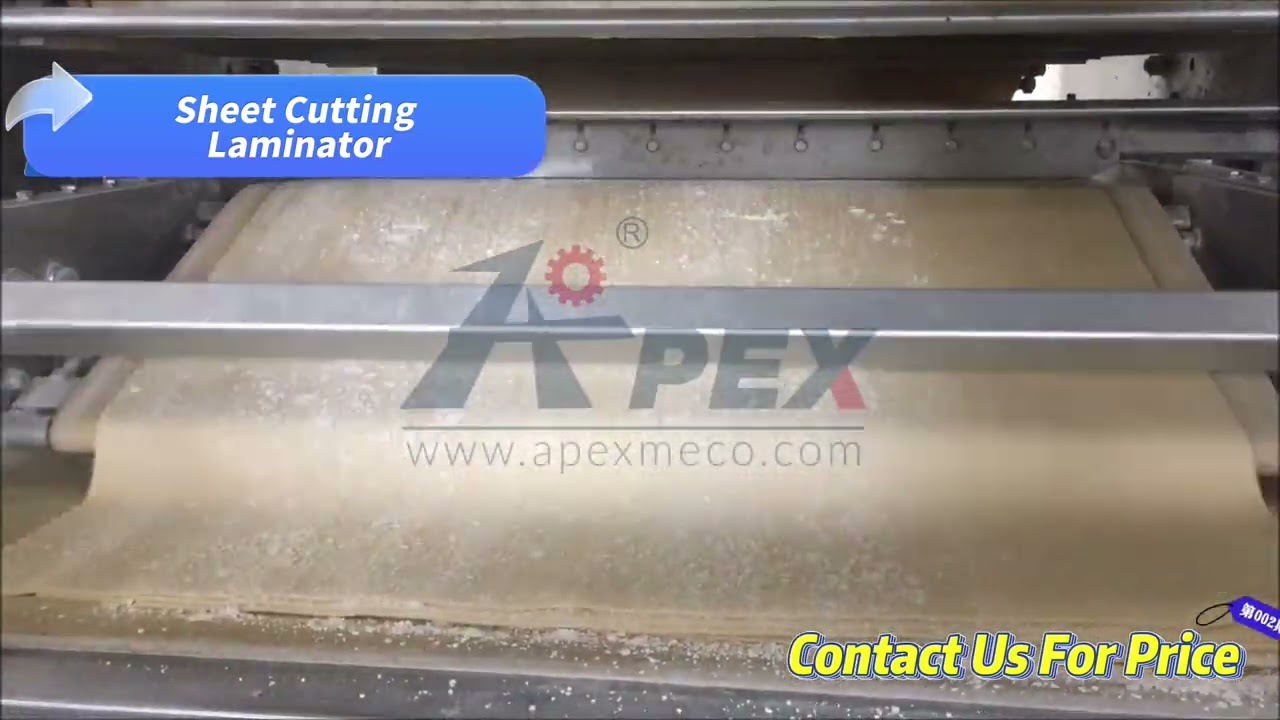 Biscuit Sheet Cutting Laminator Machine -APEX MACHINERY