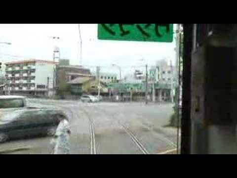京福電鉄嵐山線 四条大宮→蚕ノ社 Keifuku railway Arashiyama Line