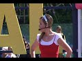 Stephanie Wall, Eddie Kaulukukui and ? in disney's High School Musical 2 at California Adventures... very good