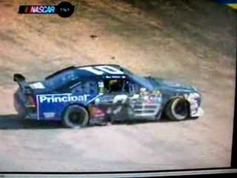 Harvick,Stewart,Mcmurray,Fellows Wreck