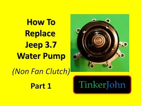 Jeep 3.7 Water Pump Replacement-Part 1 of 5