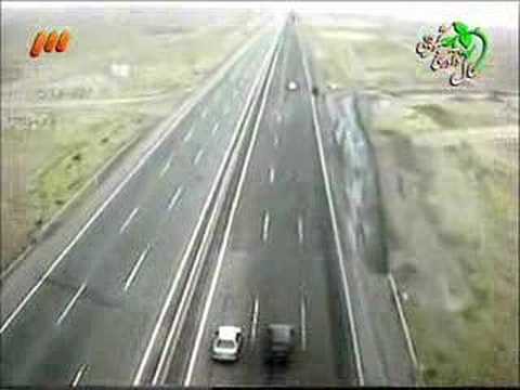 Iran - tehran Autoban Police Chase - Unsafe Driving
