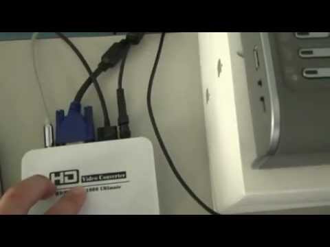how to set vga to tv