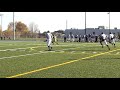 un sale punt return du #11 de dalbe-viau marc-andre gagnon contre college st-anne ... football dalbe-viau aigle dor 