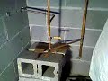 Draining the water lines at Cabin