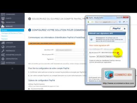 how to setup paypal prestashop