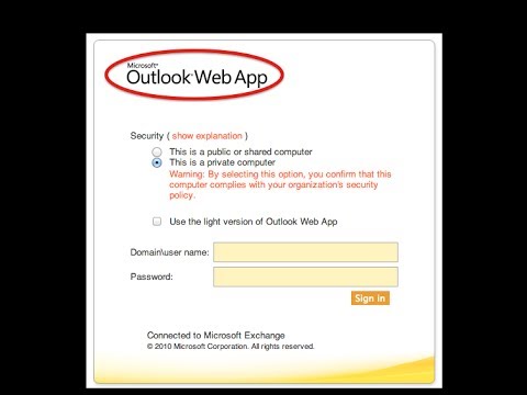 how to sync owa with outlook