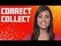 Learning English pronunciation - Correct & Collect - Can you tell the difference? 英会話