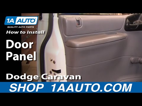 How to Install Remove Door Panel Dodge Caravan 96-00 1AAuto.com