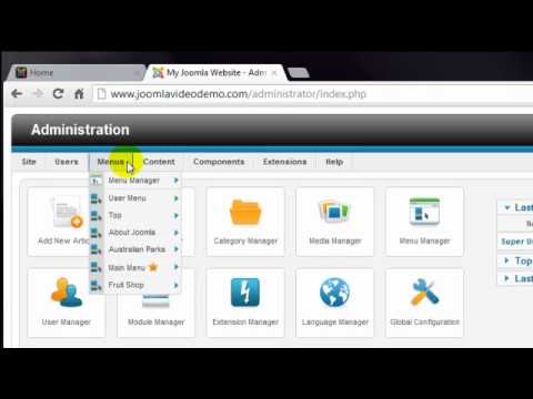 how to administer joomla