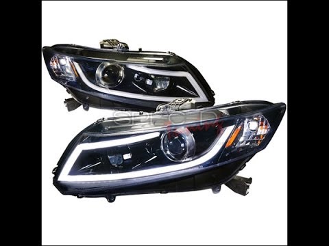 Rvinyl.com | How to Install 2012 Honda Civic LED Bar Projector Headlights