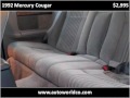 www.autoworldco.com This 1992 Mercury Cougar is available from AutoWorld LLC. For details, call us at 719-404-0404