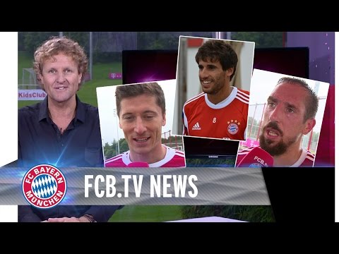 Lewandowski zu seinem Tor, Ribéry wieder fit