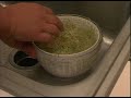 In this movie, we take you through the process of removing hulls from Leafy Sprouts (Alfalfa, Clover, and our Gourmet Mixes), using a Salad Spinner. This method will also work for Brassica (Broccoli, Radish, Mustard, etc.) Sprouts. It's a dull movie, but it teaches de-hulling well =:-)