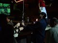 Girl in skirt spun upside down after shots of tequilla