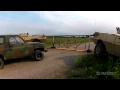 Vehicle crashes into military police barrier