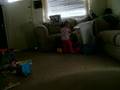 Ally and her walker