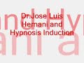 Dr.Jose Luis Hernani and Hypnosis Induction