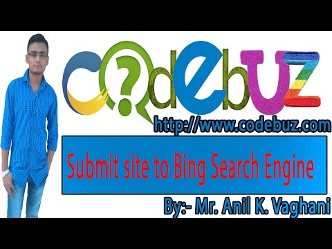 how to submit website to bing
