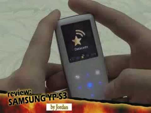 Samsung YP-S3, mp3player review