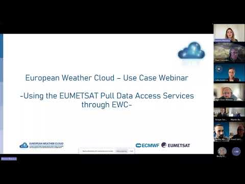 Using the European Weather Cloud to download data from the EUMETSAT Data Access Services