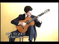 the cuban- mexican clasiccal guitar player manuel espin�s in your home. playing the bagatelle number one by william walton.