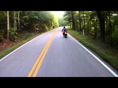 grom - I was riding on power pures and between dragging my knee and the peg around the turn I believe the peg caused the rear tires to come up and slide out. I can'...