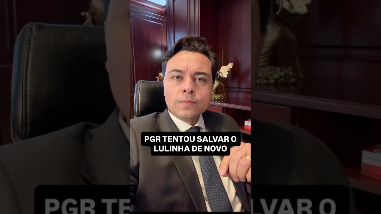 PGR tentou livrar o Lulinha, mas esbarrou no André Mendonça!