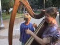 harp lady  Lightly Row