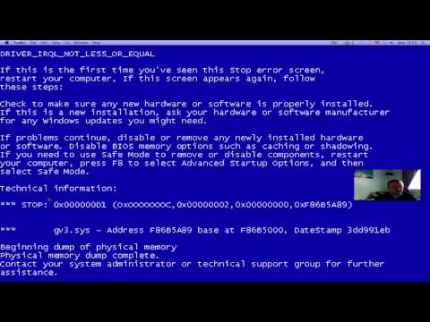how to fix the blue screen of death