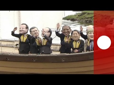 Tax - As the media spotlight shines on Northern Ireland for the G8 summits, activists have taken their... euronews, the most watched news channel in Europe Subscri...