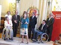 La nueva consejera de Familia, Milagros Marcos, presenta el XIV Campamento Aspaym -- Fundación Vodafone España que se desarrollará en las instalaciones de 'El Bosque de los Sueños', localidad de Cubillos del Sil (León).