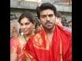 Ram Charan Upasana Visit to Tirumala  - TV5