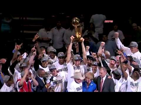 Watch 'רגע הרמת הגביע אליפות NBA 2011 בו זכתה דאלאס - סרטון'
