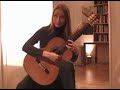 Limosna Barrios  (tremolo)  Ioana Gandrabur guitarist