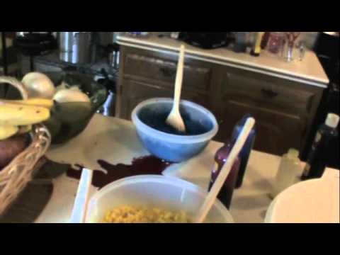 how to dye rice for sensory table