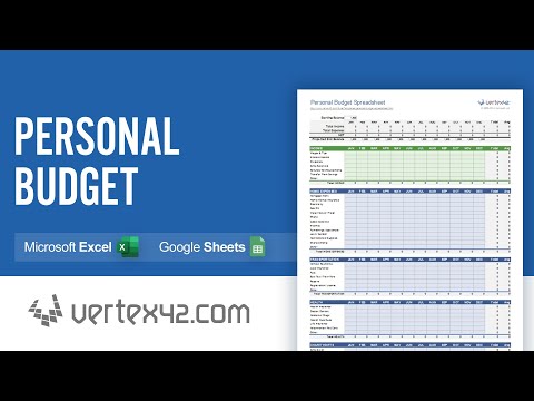 how to budget spreadsheet