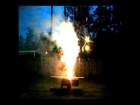 mortarlover123 - Must of sprayed atleast 15 feet, By maverick fireworks Co.