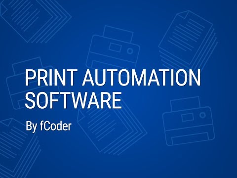 Print Automation Software by fCoder