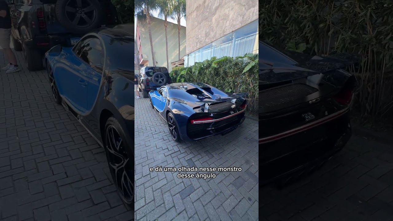 O ÚNICO BUGATTI CHIRON do BRASIL em SÃO PAULO!