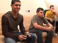 Denilson playing playstation