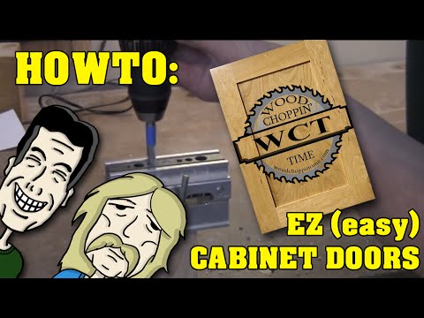 making doors - How to make cabinet doors with just a few power tools.
