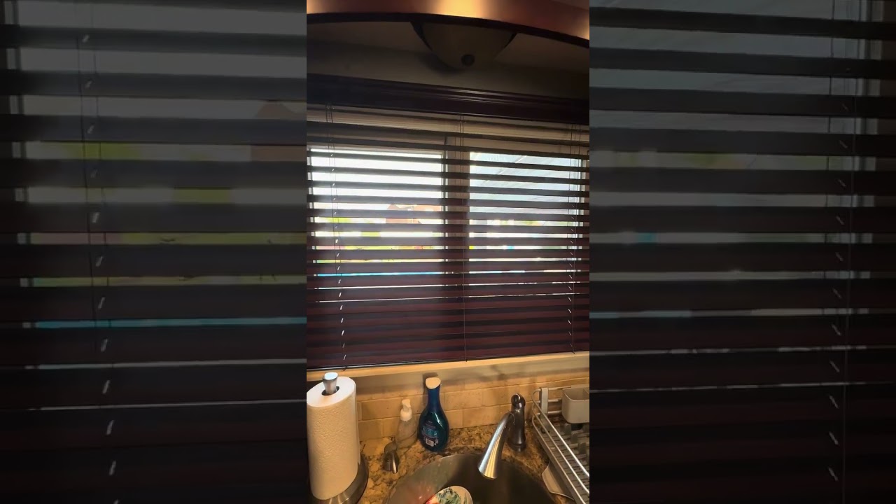 Kitchen Faux Wood Blinds