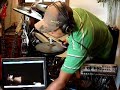 part 2   me playing khmer surin song on the bass and drums