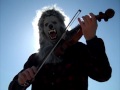 Violin Monster playing fiddle at Brooklyn Bridge Park, NYC Violin Monster playing fiddle at Brooklyn Bridge Park, NYC