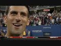 Novak Djokovic vs John McEnroe US Open 2009