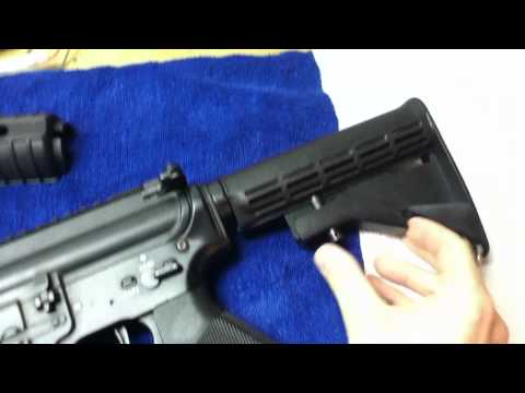 how to remove jg m4 stock